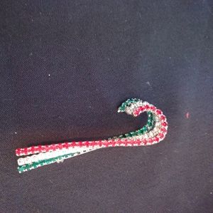 Candy cane pin